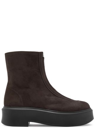 Zipped 1 Suede Ankle Boots