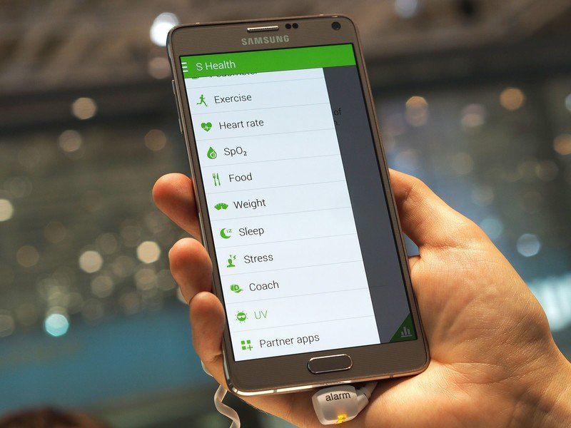 Galaxy Note 4 S Health