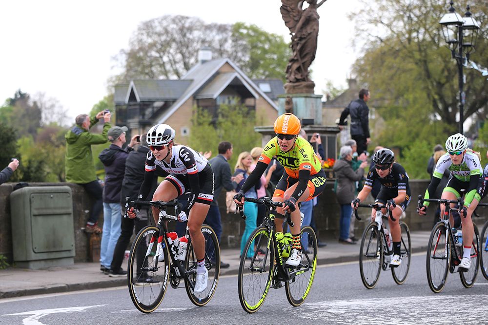 Juliette Labous and Romy Kasper at Tour de Yorkshire