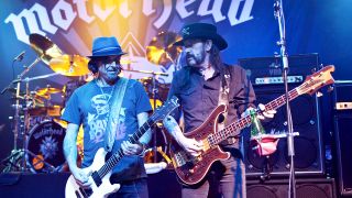 Lemmy Kilmister and Phil Campbell of Motorehad