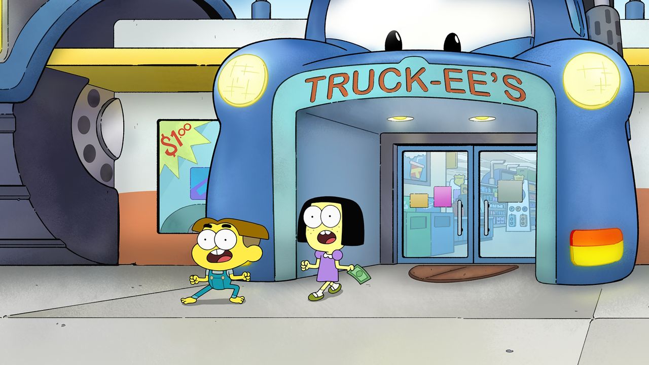 Cricket and Tilly goof around in new still from Big City Greens season 4