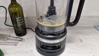 Split mayonnaise in the KitchenAid 9-Cup Food Processor
