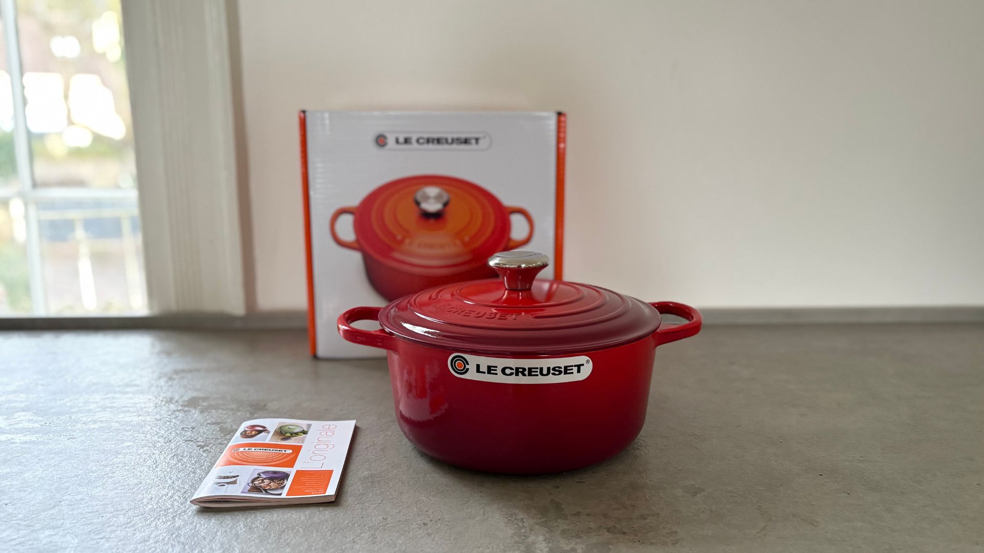 Testing the Le Creuset Round Casserole Dish in our kitchen