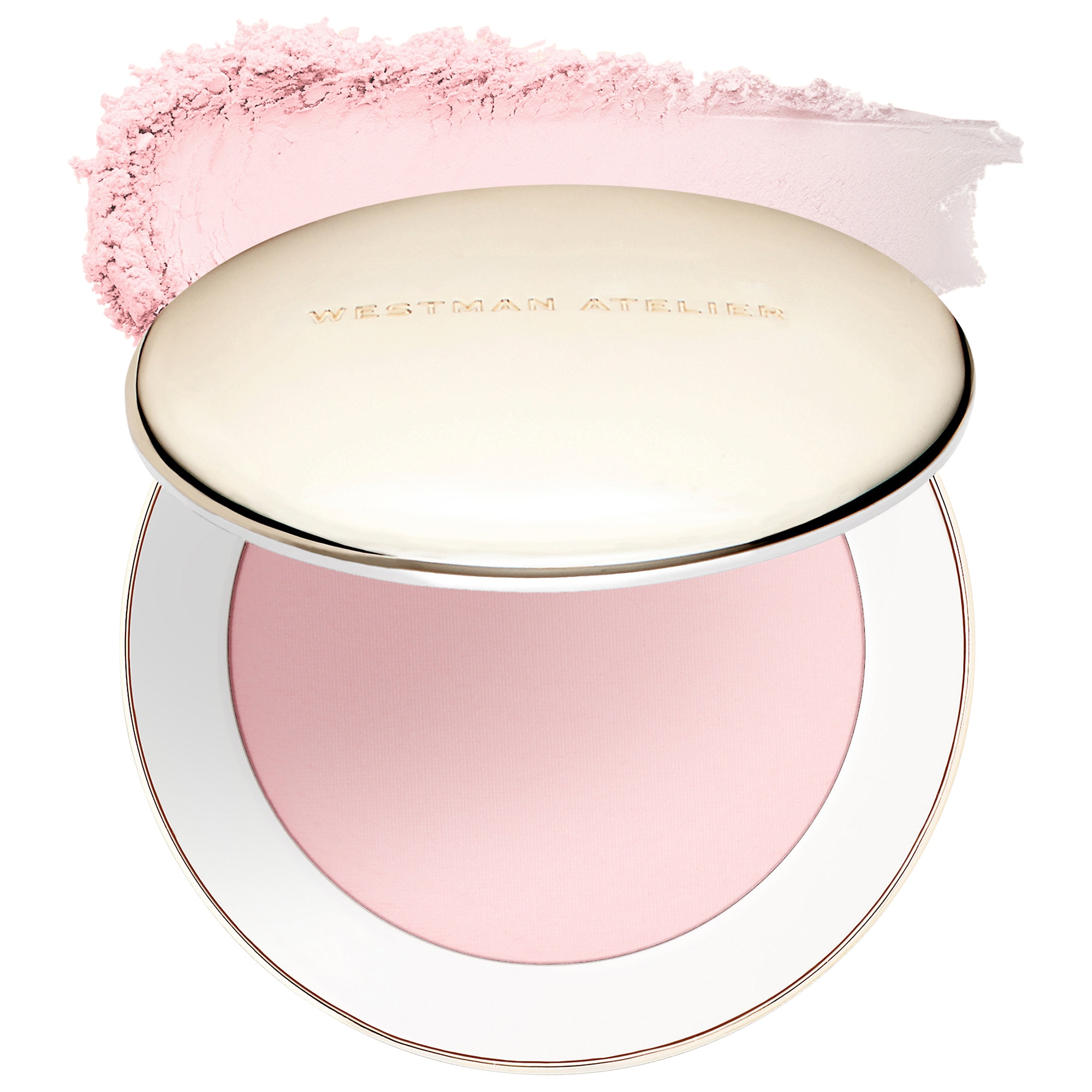 Vital Pressed Skincare Blurring Talc-Free Setting Powder - Pink Bubble