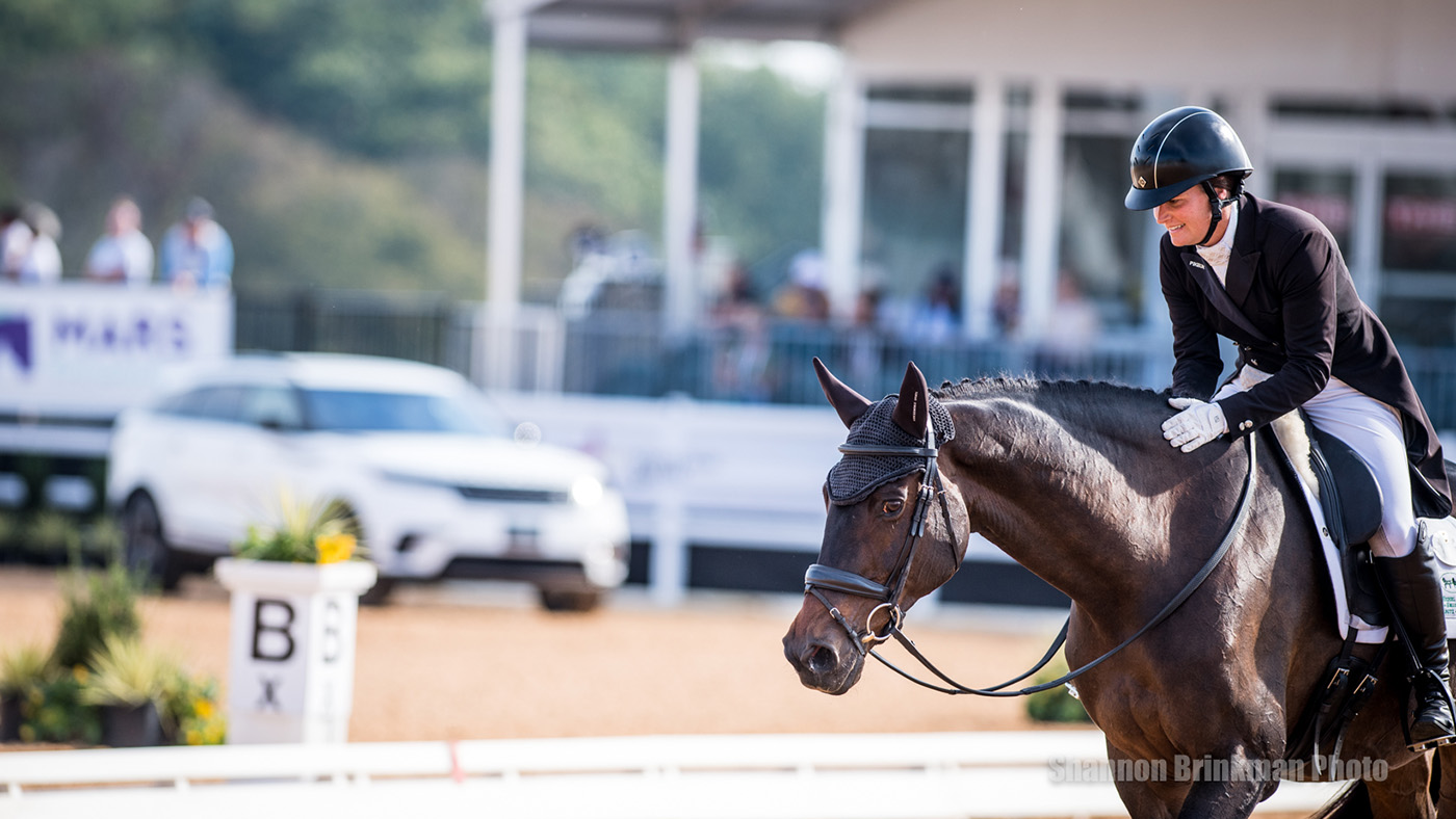 Maryland 5 Star dressage: Hannah Sue Burnett and Harbour Pilot