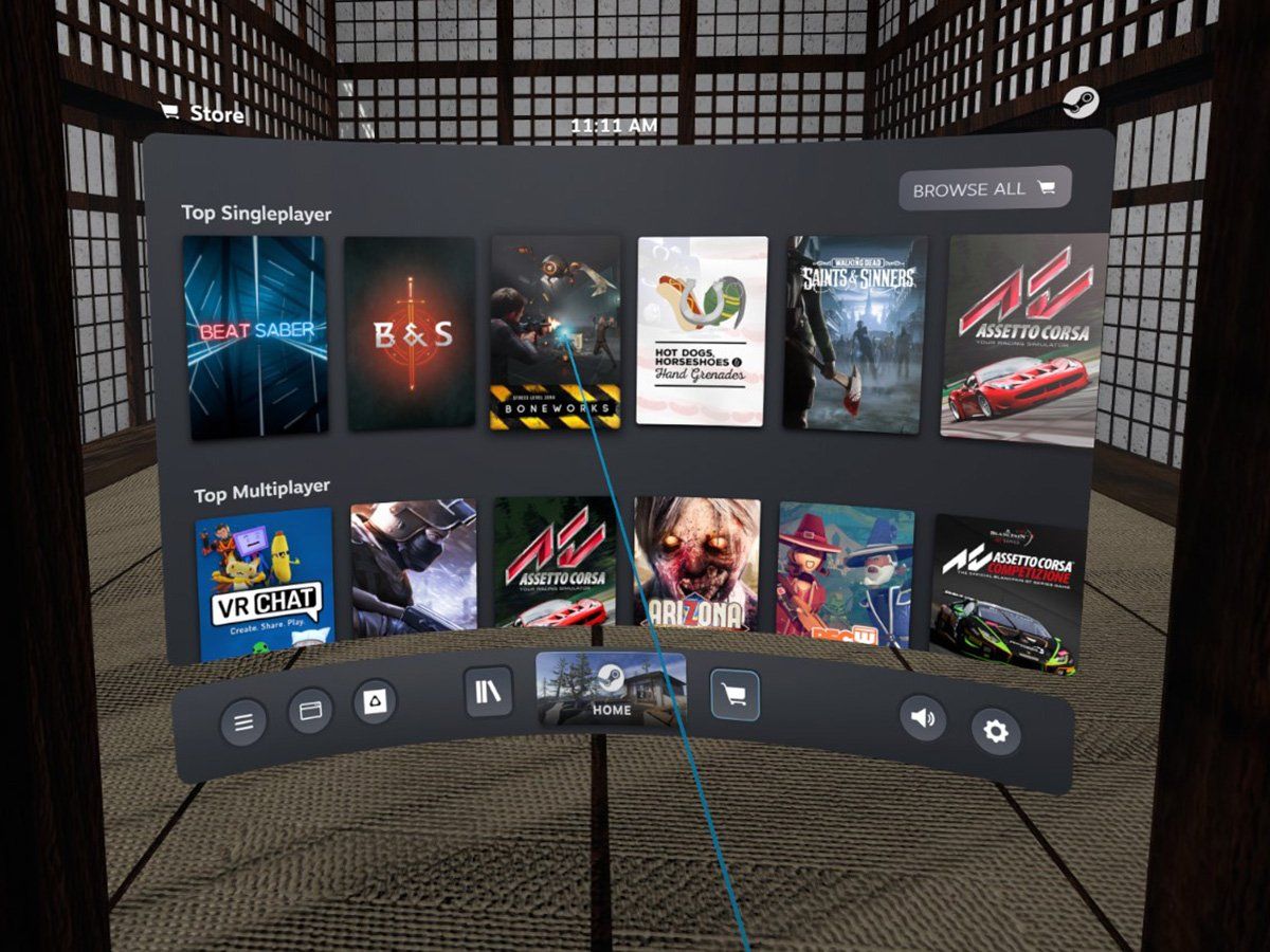 SteamVR 2.0 Store