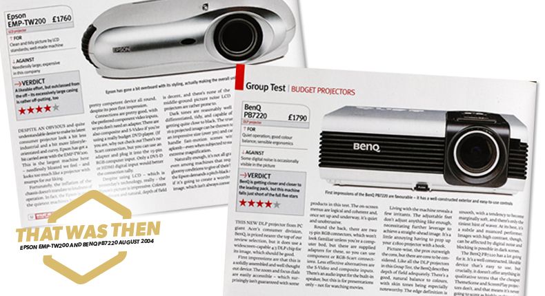 That Was Then… Epson EMP-TW200 and BenQ PB7220 reviews