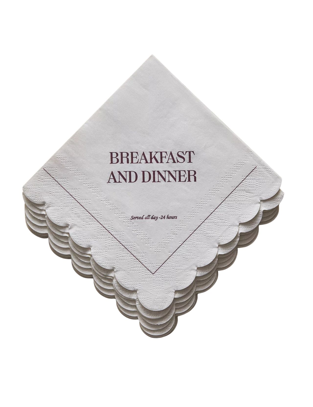 Breakfast &amp;amp; Dinner Paper Napkins