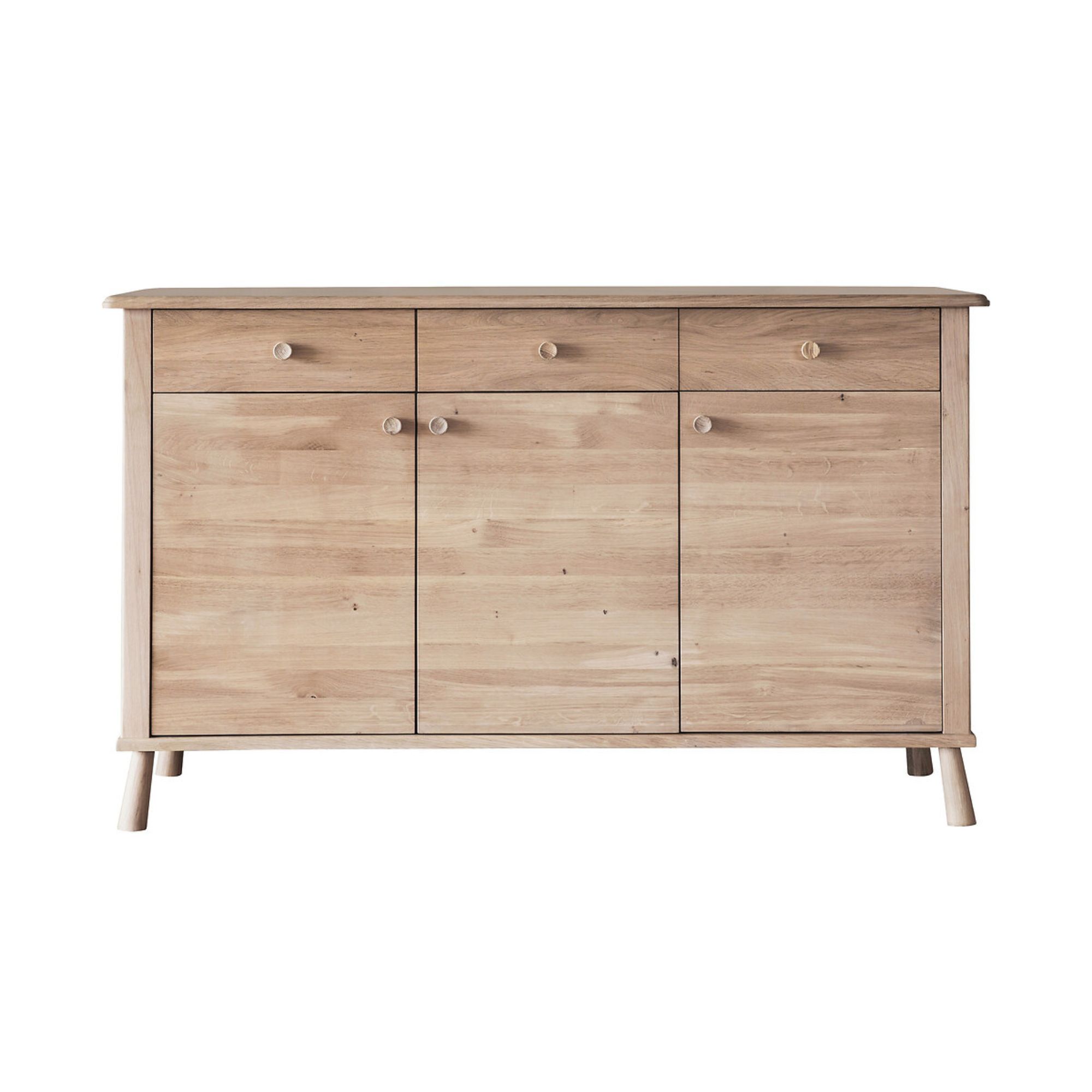 SO'HOME, Uttara Scandi Oak 3 Door Sideboard