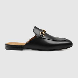 gucci princetown loafers in black leather