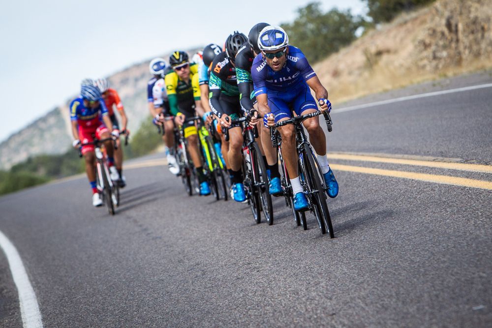 Janier Acevedo (UnitedHealthcare Pro Cycling) pulls the break during stage 5 of the Tour of The Gila