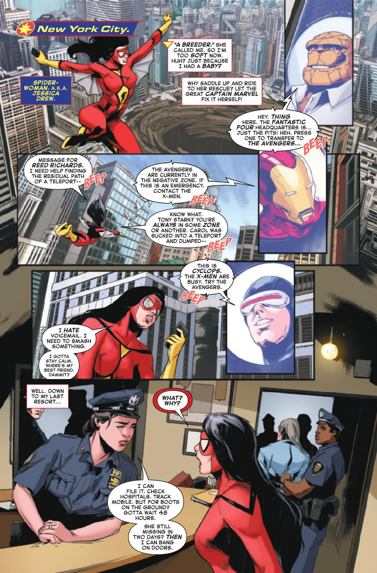 Captain Marvel: Dark Tempest #2 interior art