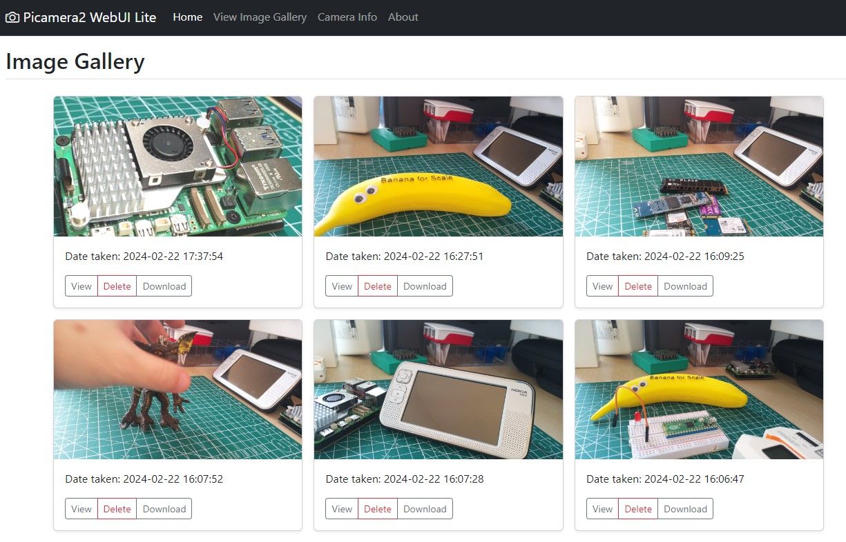 Picamera2 Web UI