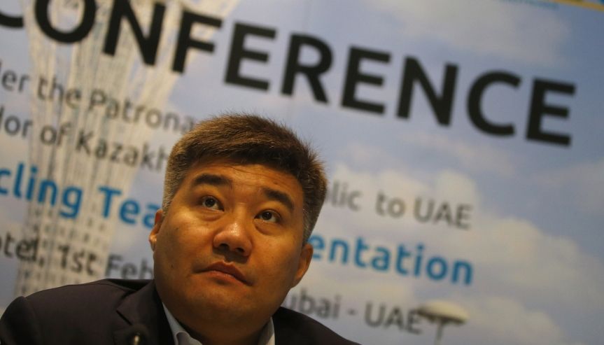 Kazakhstan Cycling Federation president Darkhan Kaletaev.
