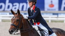 Charlotte Dujardin (GBR) riding Mount St John Freestyle during the FEI Grand Prix de Dressage at the FEI Longines European Championships Jumping, Dressage & Para-Dressage Rotterdam 2019 held in Kralingse Bos in Rotterdam in the Netherlands on 19-25th August 2019