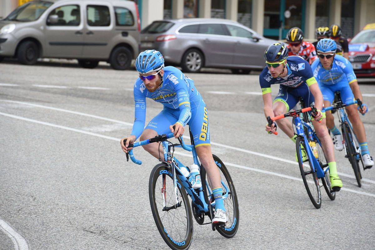 Quentin Pacher (Delko Marseille Provence) in the breakaway