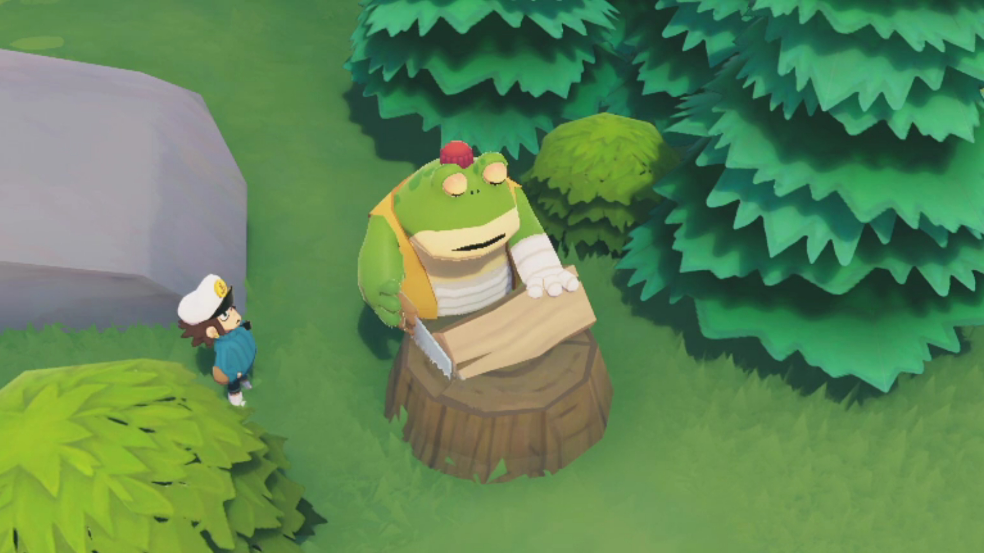 Barter with frogs the old-fashioned way in cute indie game Trading Time 