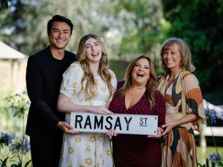 Leo, Mackenzie, Terese and Jane in Neighbours