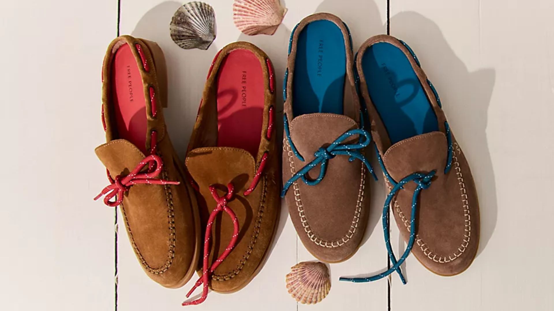spring trend for boat shoes with colourful laces