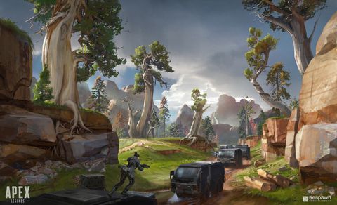 Here S A Ton Of Amazing Apex Legends Art Including Extra Thicc Pathfinder Pc Gamer