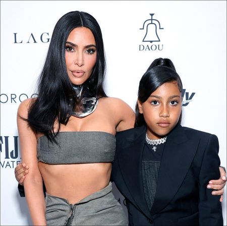 Kim Kardashian and North West