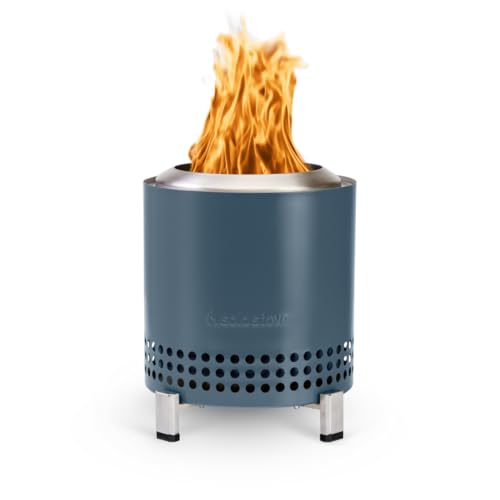 Solo Stove Mesa Xl, 7 Inch Tabletop Fire Pit With Stand - Smokeless, Stainless Steel Fire Pit for Camping, Outdoor &amp;amp; Patio- Wood Burning or Pellet Fueled Portable Bonfire, 2.3lbs, Water