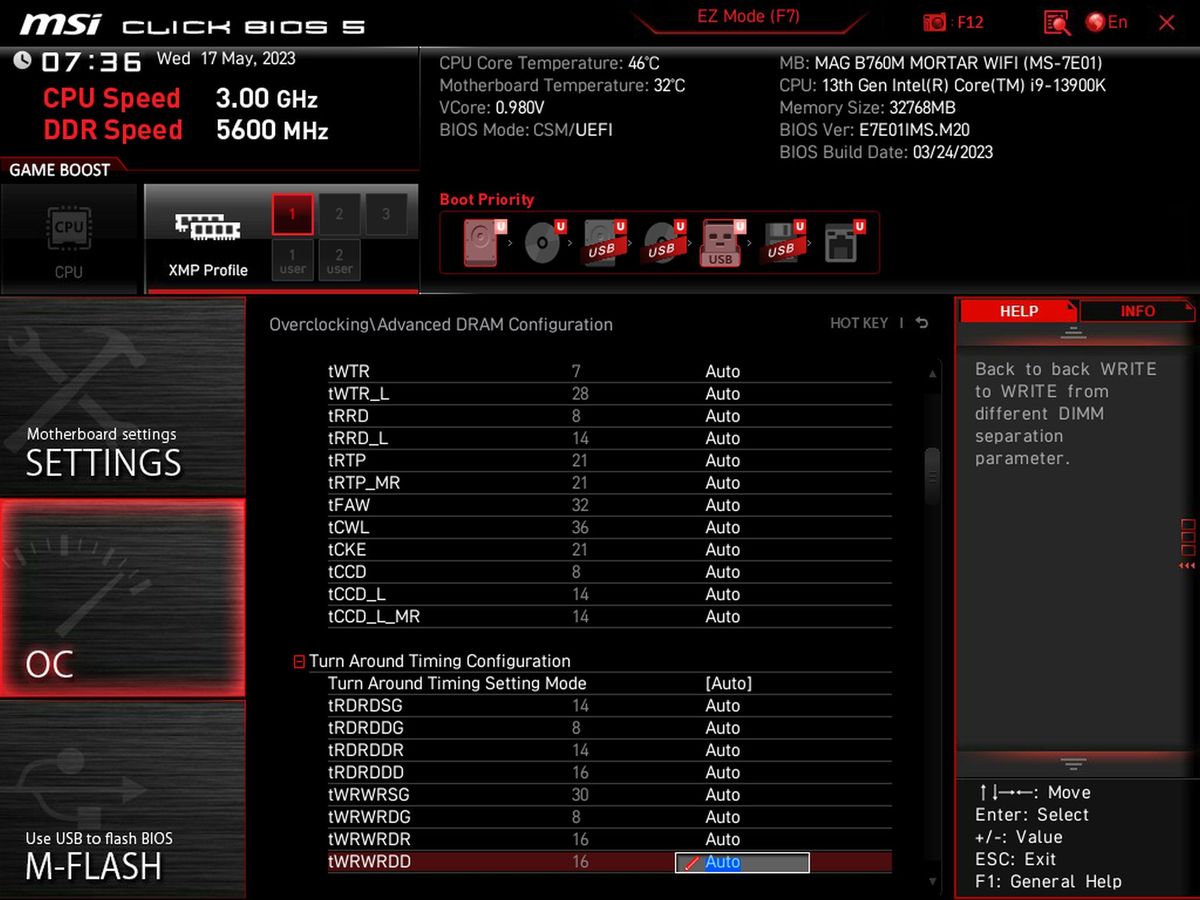 MSI MAG B760M Mortar Wi-Fi