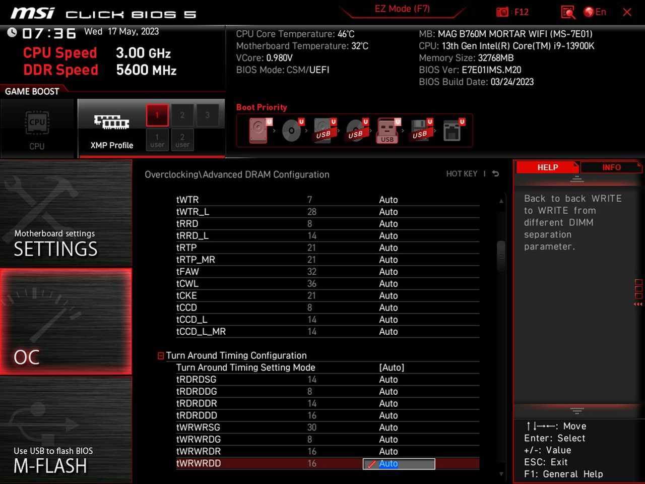 MSI MAG B760M Mortar Wi-Fi