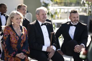 Melanie, Karl and Toadie at Krista and Leo's wedding.