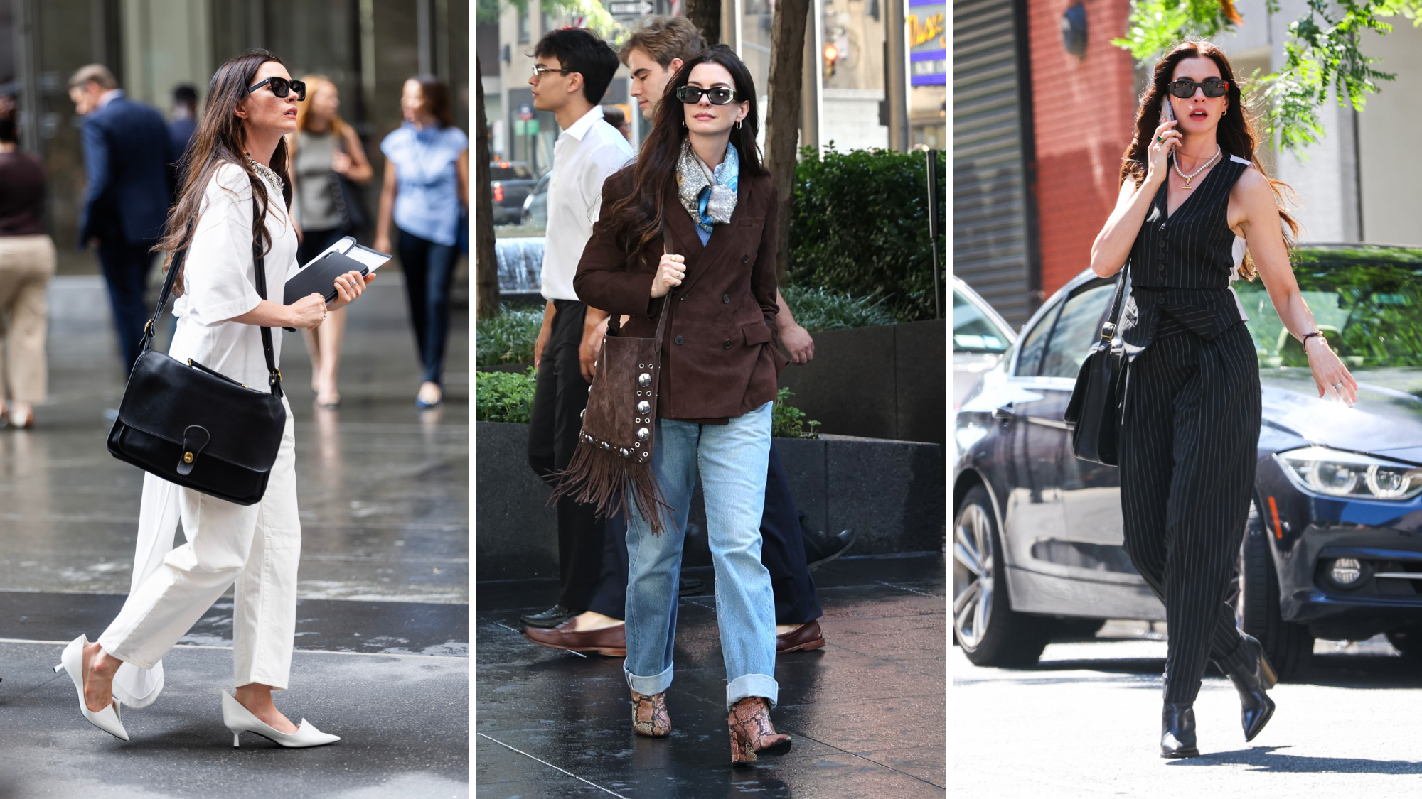 Anne Hathaway Devil Wears Prada 2 outfits
