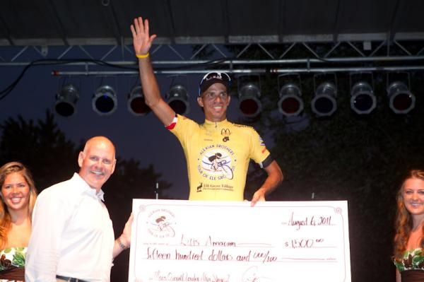 Luis Maran (Jamis-Sutter Home) takes the yellow jersey heading into the last stage.