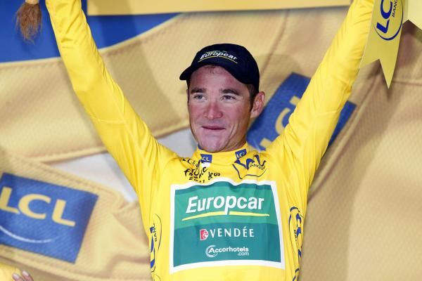 Thomas Voeckler (Europcar) in yellow