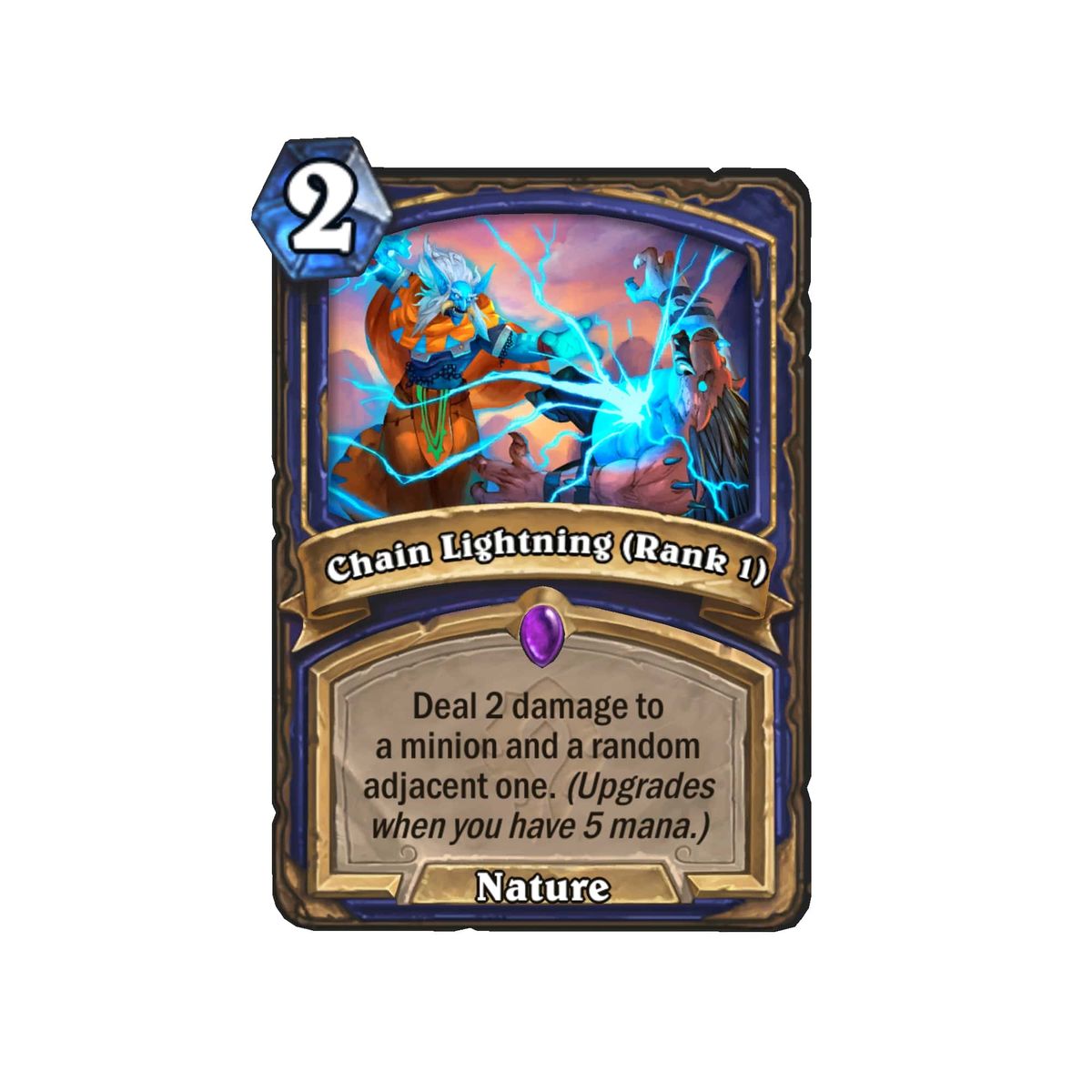 A card from Hearthstone's Forged in the Barrens set