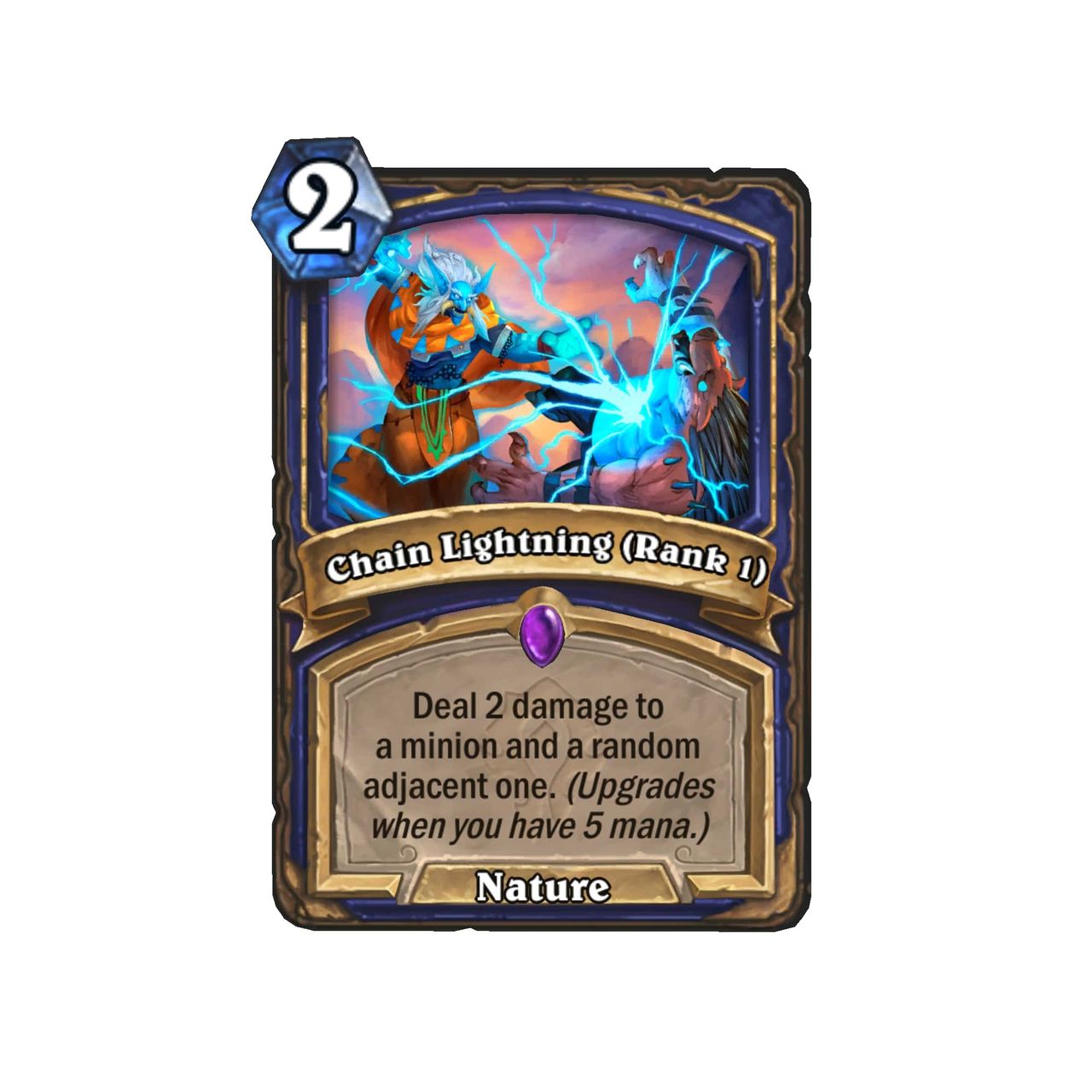 A card from Hearthstone's Forged in the Barrens set