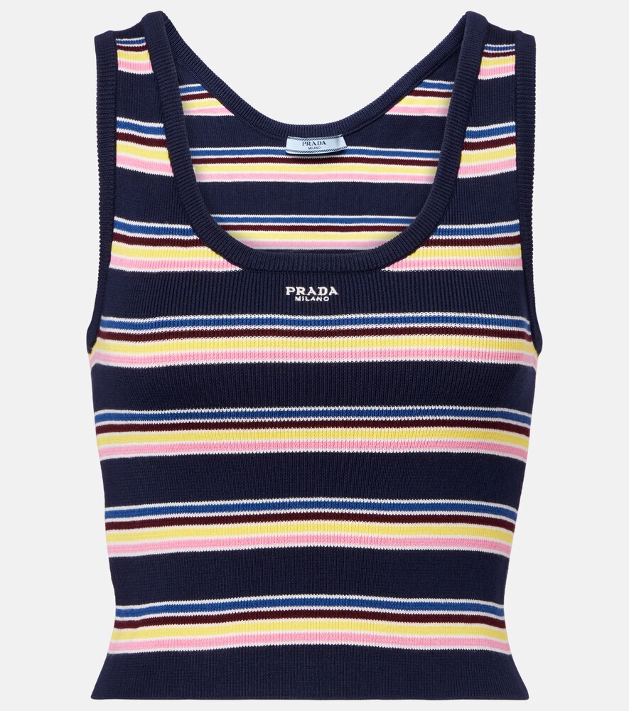 Striped Cotton Tank Top