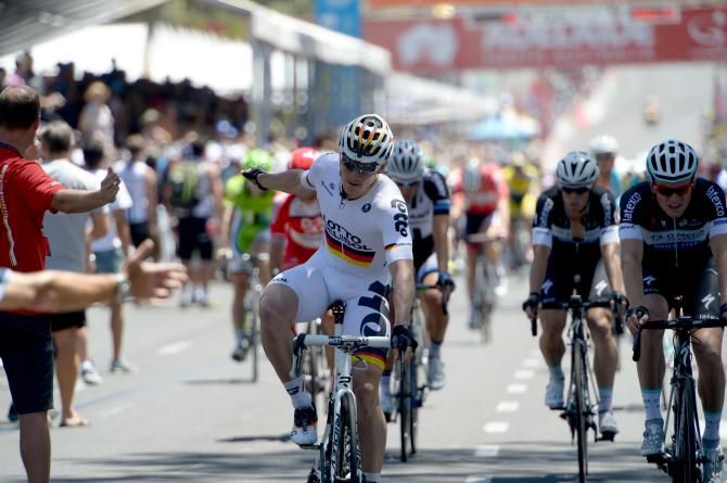 There was no contest from Marcel Kittel to stop Andre Greipel from winning today