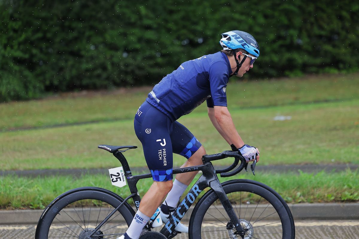 Picture by Alex WhiteheadSWpixcom 06092022 Cycling 2022 AJ Bell Tour of Britain Stage 3 Durham to Sunderland England Corbin Strong of Team Israel Premier Tech