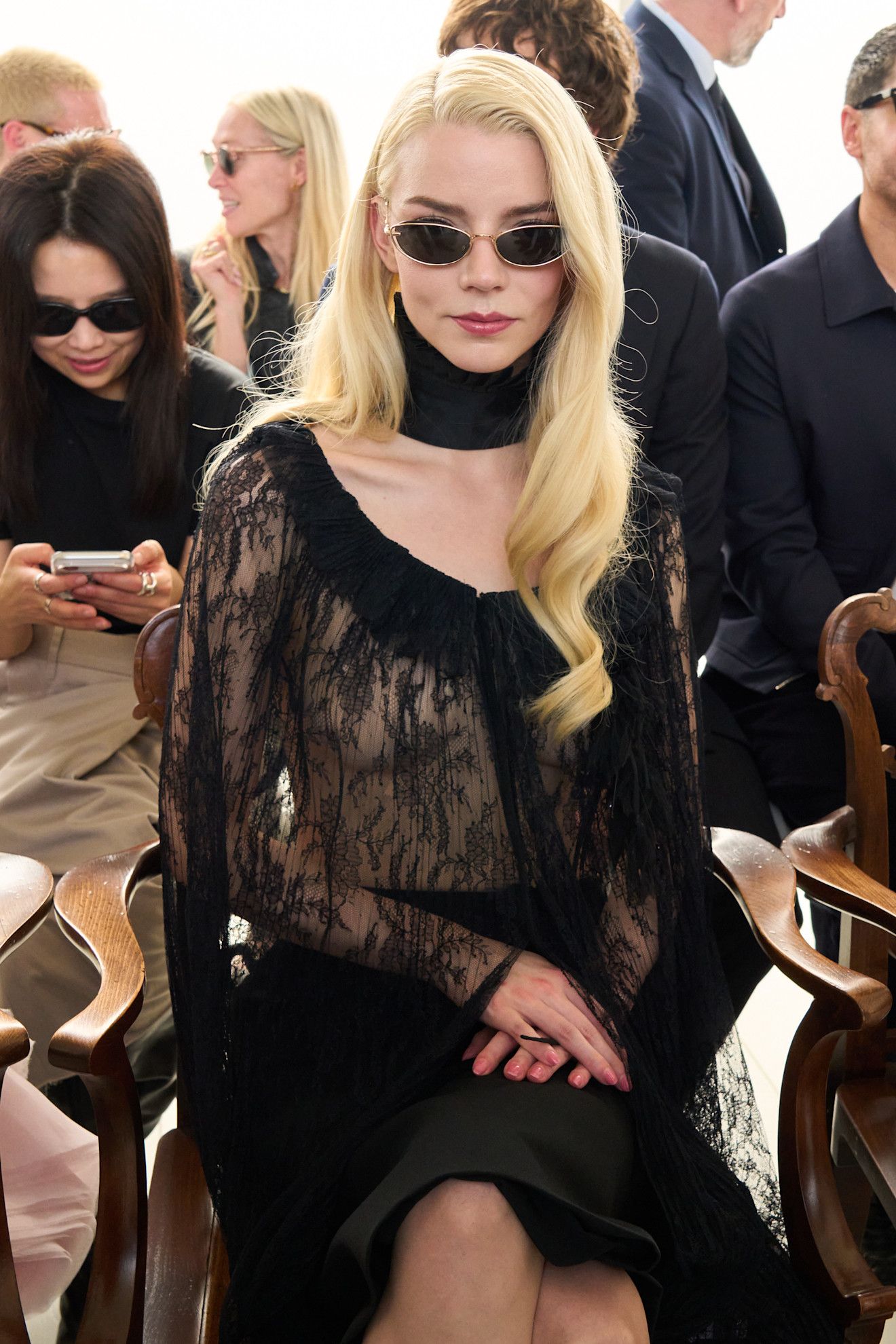 anya-taylor joy at dior show.