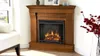 Real Flame Chateau Corner Electric Fireplace in Espresso