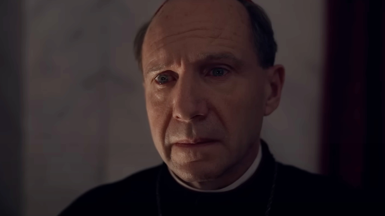 Ralph Fiennes at the conclave