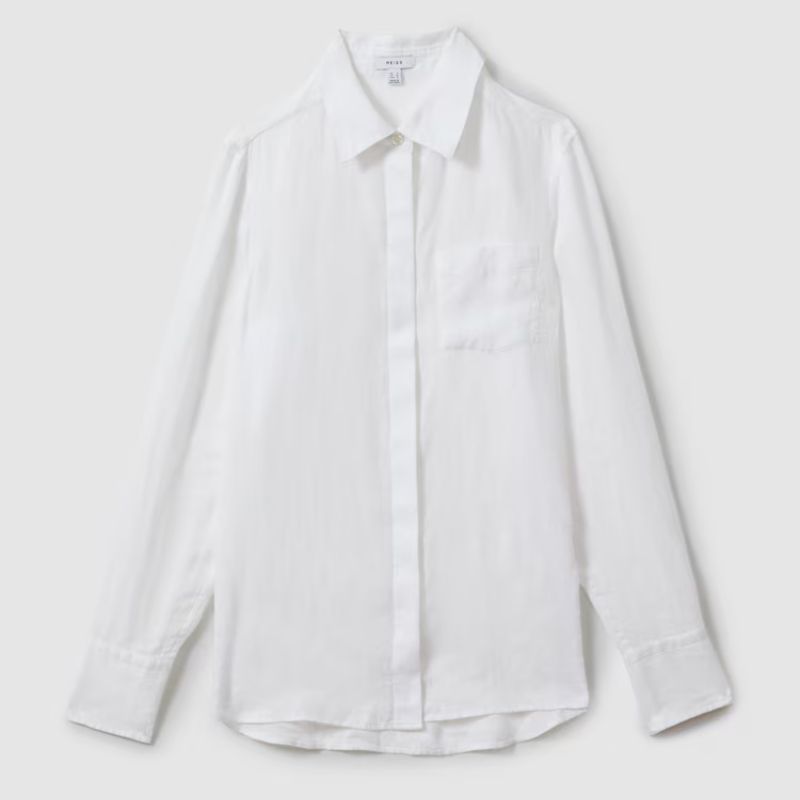 white oxford shirt