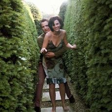 man and woman in maze