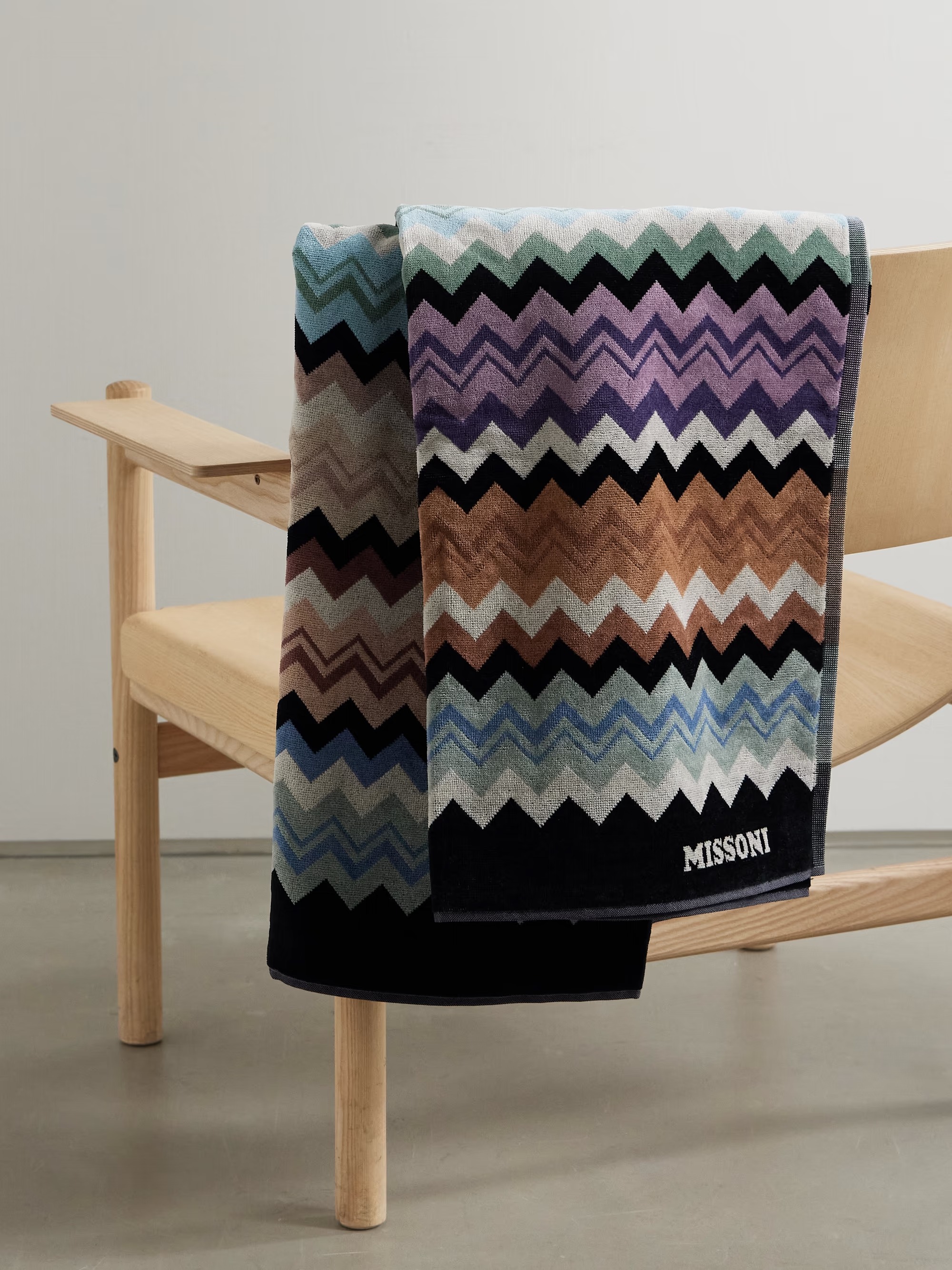 Missoni, Adam Striped Cotton-Terry Beach Towel