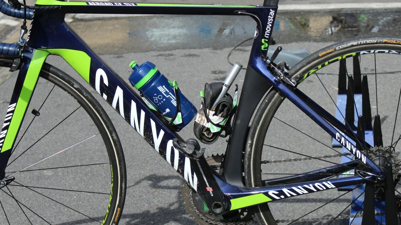 Hey, pros can get flats on their warm-up rides too, you know.