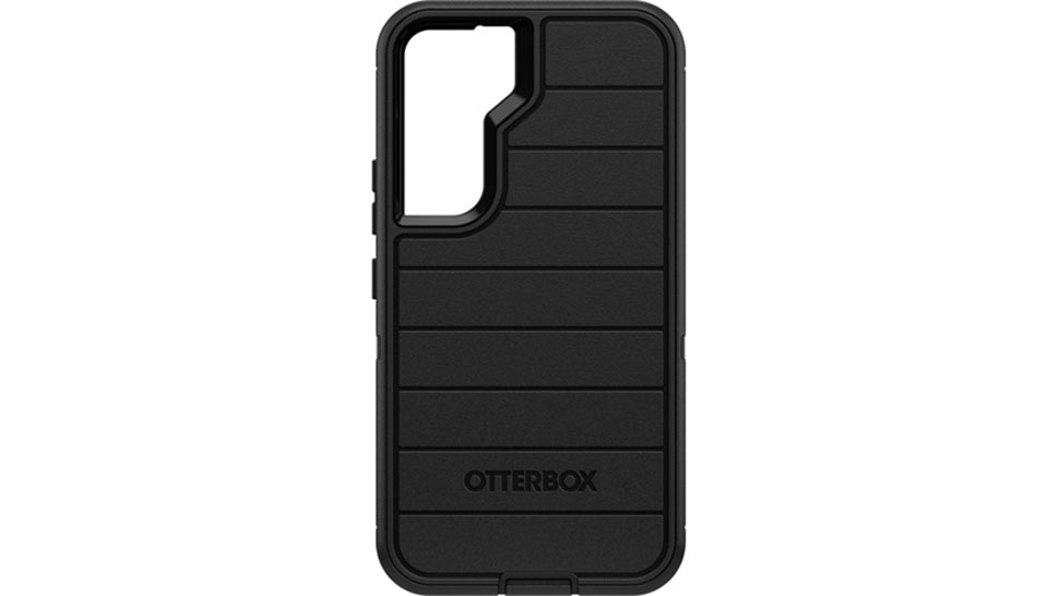 An OtterBox Defender Series Pro case for the Galaxy S22