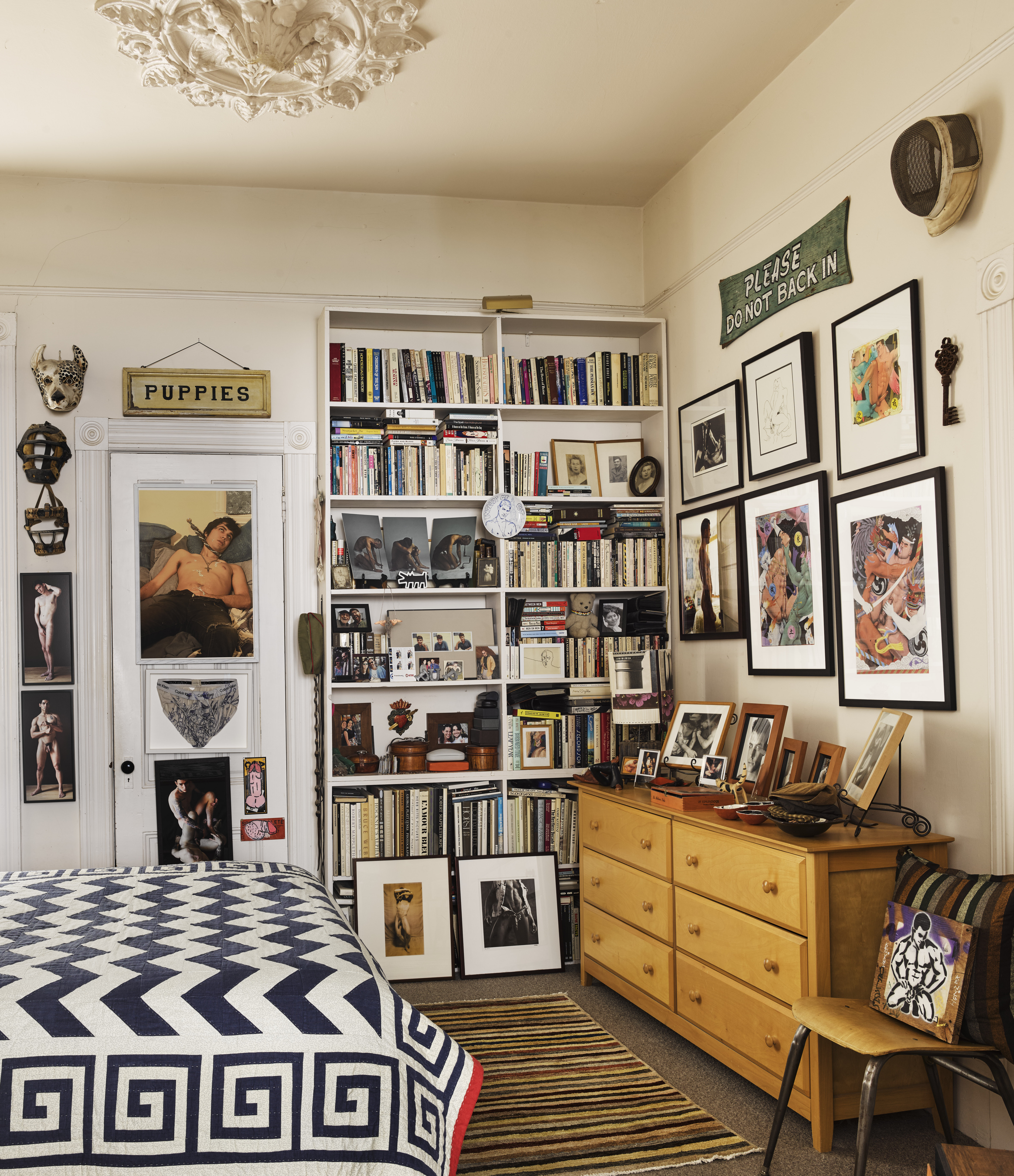 Ron Zuckerman San Francisco Apartment with a collection of nudes