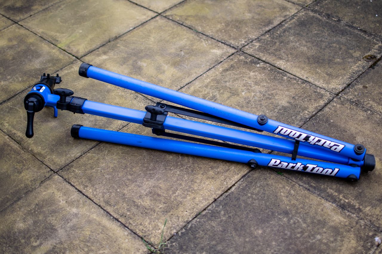A Park Tool PCS 9.3 workstand