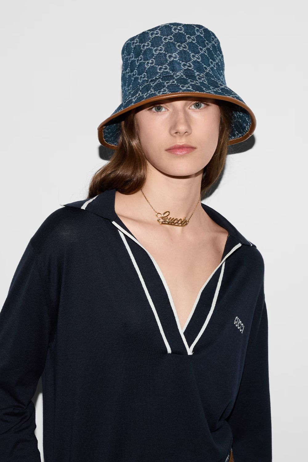 Gucci GG Denim Bucket Hat
