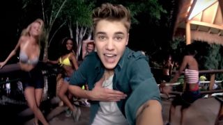 Justin Bieber in his "Beauty and a Beat" music video.
