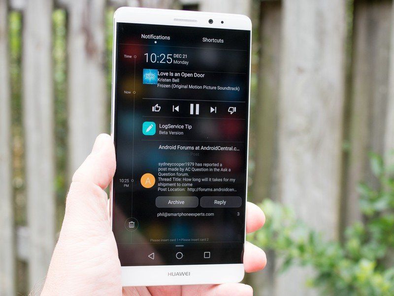 Huawei Mate 8 notifications